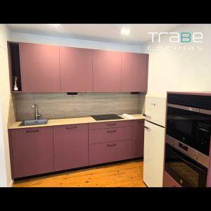 mediterraneo rosso mueble cocina